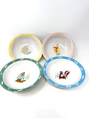 Target 17.5 fl oz Figural Hedgehog/ Duck/ Bunny/ Squirrel Dinner Bowl Pillowfort